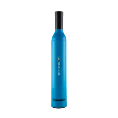 Buy Blue Folding Umbrella in a Bottle - Botl in bulk for Corporate Gifting | Corporate Gyft