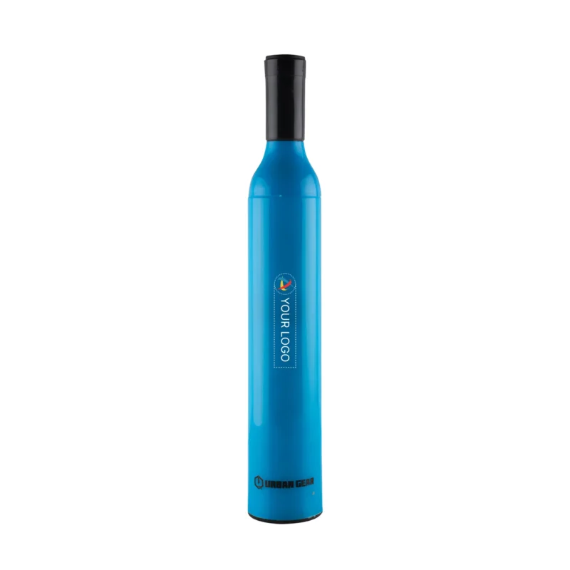 Buy Blue Folding Umbrella in a Bottle - Botl in bulk for Corporate Gifting | Corporate Gyft