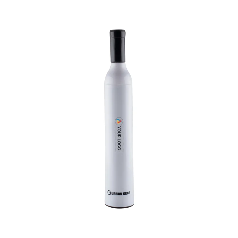 Buy White Folding Umbrella in a Bottle - Botl in bulk for Corporate Gifting | Corporate Gyft