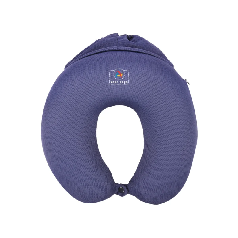 Buy Buddy 2.0 Foldable Neck Pillow - Purple in bulk for Corporate Gifting | Corporate Gyft
