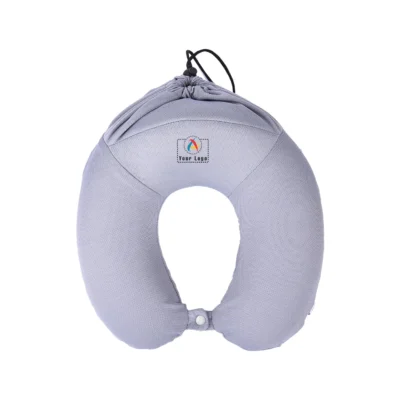 Buy Buddy 2.0 Foldable Neck Pillow - White in bulk for Corporate Gifting | Corporate Gyft