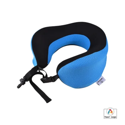 Buy Trvlmate Foldable Neck Pillow - Blue in bulk for Corporate Gifting | Corporate Gyft