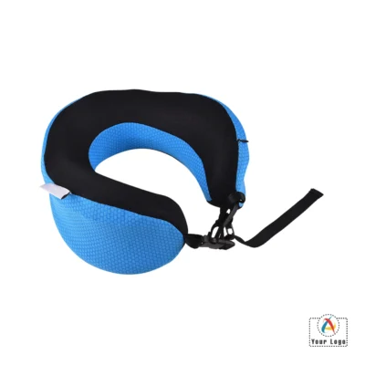 Buy Trvlmate Foldable Neck Pillow - Blue in bulk for Corporate Gifting | Corporate Gyft