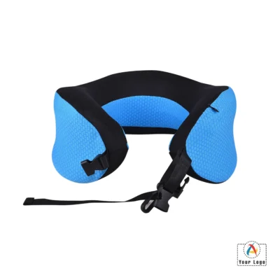 Buy Trvlmate Foldable Neck Pillow - Blue in bulk for Corporate Gifting | Corporate Gyft