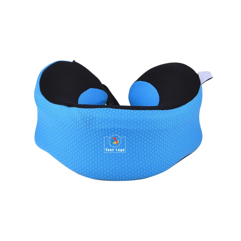Buy Trvlmate Foldable Neck Pillow - Blue in bulk for Corporate Gifting | Corporate Gyft