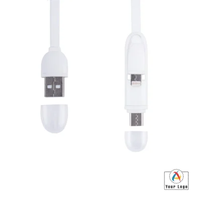 Buy YOYO C+ 3-IN-1 Charging Cable - White in bulk for Corporate Gifting | Corporate Gyft