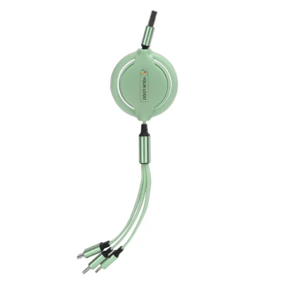 Buy YOYO Pro Pastel 3-in-1 Charging Cable - Green in bulk for Corporate Gifting | Corporate Gyft