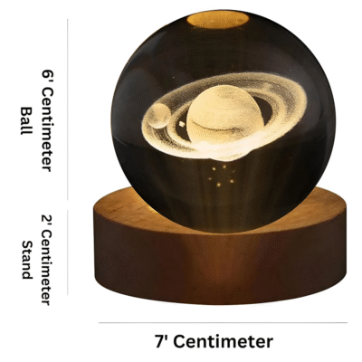 Buy 3D Crystal Ball Night Lamp in bulk for Corporate Gifting | Corporate Gyft