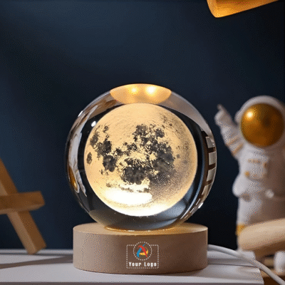 Buy 3D Crystal Ball Night Lamp in bulk for Corporate Gifting | Corporate Gyft