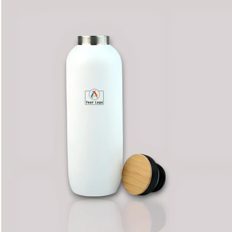 Buy Antigua Flask with Wooden Cap in bulk for Corporate Gifting | Corporate Gyft