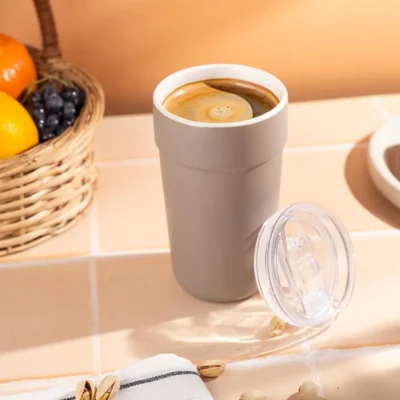 Buy OCEAN Ceramic Brown Mug in bulk for Corporate Gifting | Corporate Gyft