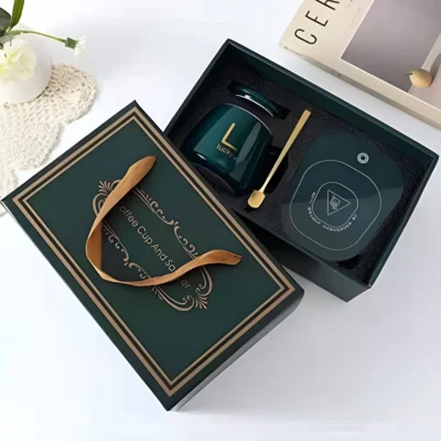 Buy Ceramic Coffee Mug Warmer Electric Heater Smart Cup in bulk for Corporate Gifting | Corporate Gyft