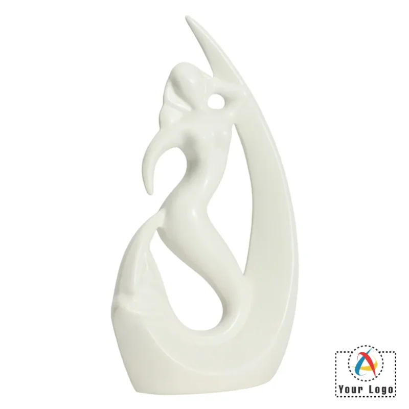 Buy White Ceramic Mermaid Statue in bulk for Corporate Gifting | Corporate Gyft