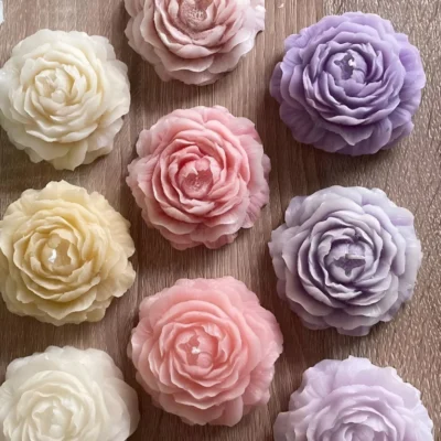 Buy Colorful Peony Scented Soy Candle - Handcrafted Floral Elegance in bulk for Corporate Gifting | Corporate Gyft
