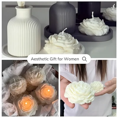 Buy Colorful Peony Scented Soy Candle - Handcrafted Floral Elegance in bulk for Corporate Gifting | Corporate Gyft