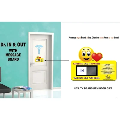 Buy Doctor In and Out Message Board in bulk for Corporate Gifting | Corporate Gyft