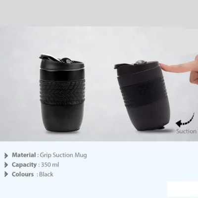 Buy Grippy Suction Mug in bulk for Corporate Gifting | Corporate Gyft