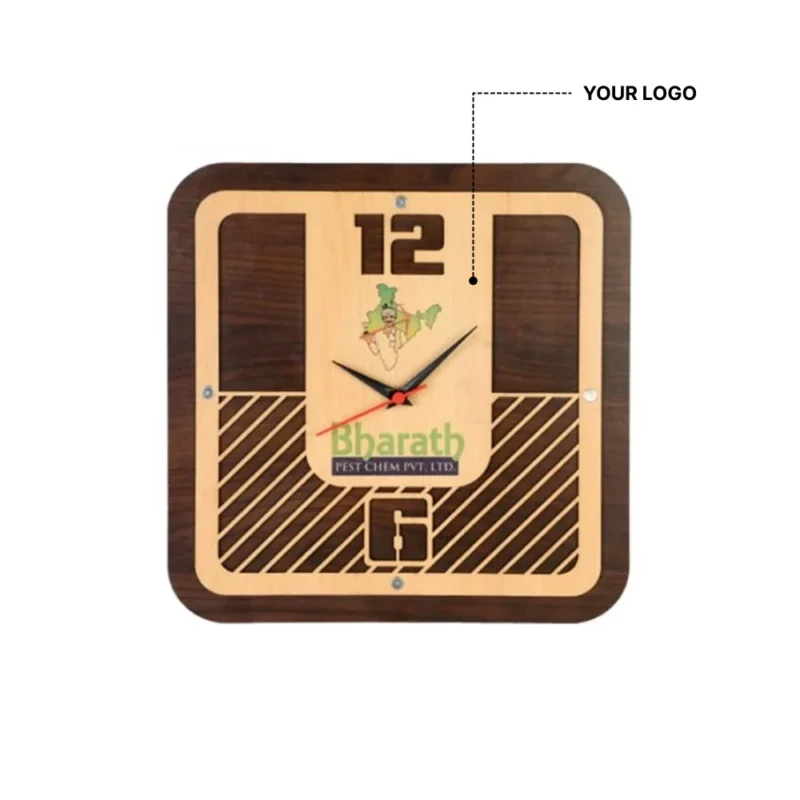 Buy Timepiece Wooden Wall Clock in bulk for Corporate Gifting | Corporate Gyft