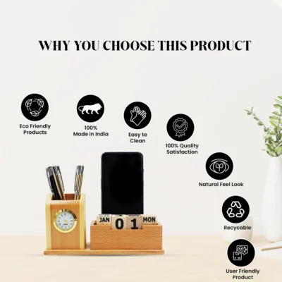 Buy Calendar Companion Penstand in bulk for Corporate Gifting | Corporate Gyft