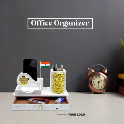 Buy Revolving Wooden Pen Stand in bulk for Corporate Gifting | Corporate Gyft