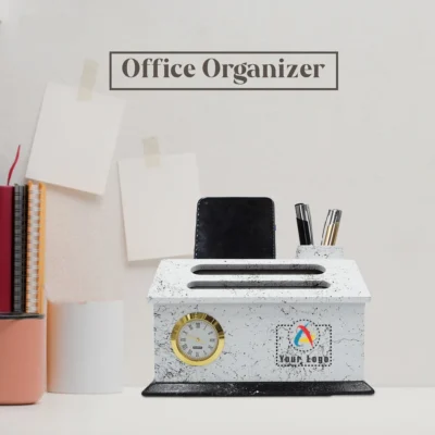 Buy DeskMate with Clock in bulk for Corporate Gifting | Corporate Gyft