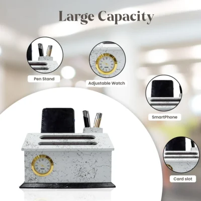 Buy DeskMate with Clock in bulk for Corporate Gifting | Corporate Gyft