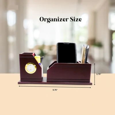 Buy Pen Stand with Watch in bulk for Corporate Gifting | Corporate Gyft