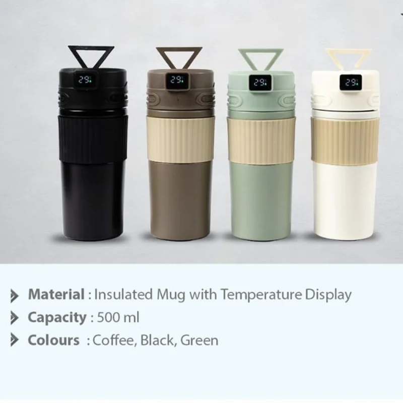 Buy Mocha Insulated Mug with Display in bulk for Corporate Gifting | Corporate Gyft
