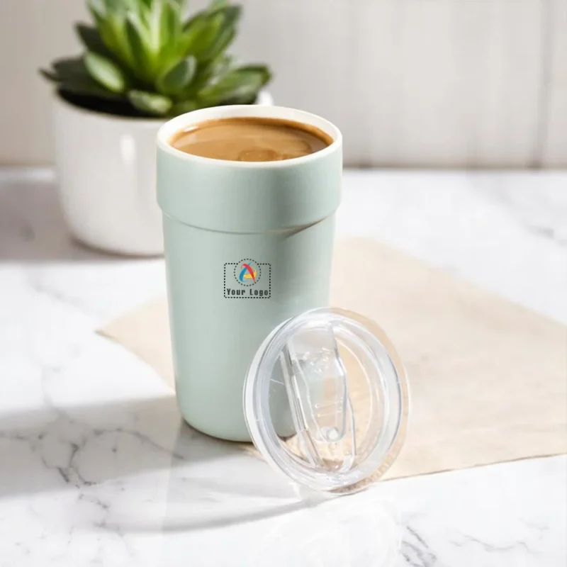 Buy OCEAN Ceramic Green Mug in bulk for Corporate Gifting | Corporate Gyft