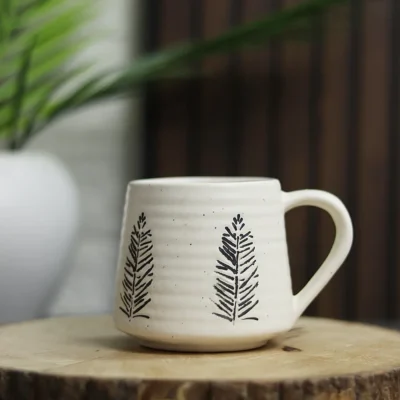 Buy Rustic Ceramic Coffee Mug with Artisan Holder in bulk for Corporate Gifting | Corporate Gyft