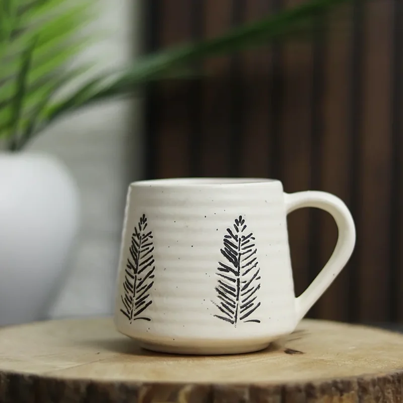 Buy Rustic Ceramic Coffee Mug with Artisan Holder in bulk for Corporate Gifting | Corporate Gyft