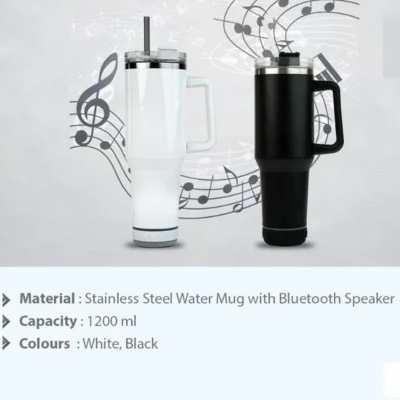 Buy Saregama Water Mug with Bluetooth Speaker in bulk for Corporate Gifting | Corporate Gyft