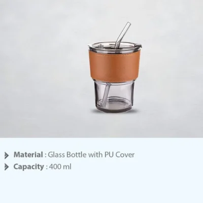 Buy Silica Tumbler with Straw in bulk for Corporate Gifting | Corporate Gyft