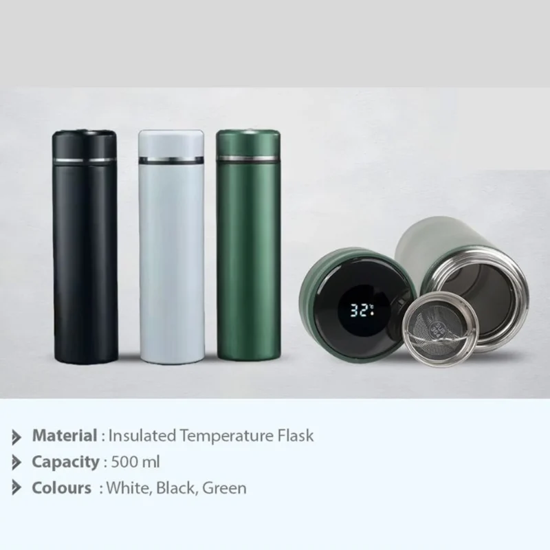 Buy Tapman Temperature Display Flask in bulk for Corporate Gifting | Corporate Gyft