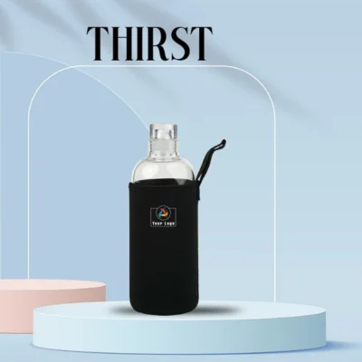 Buy Thirst Glass Bottle in bulk for Corporate Gifting | Corporate Gyft