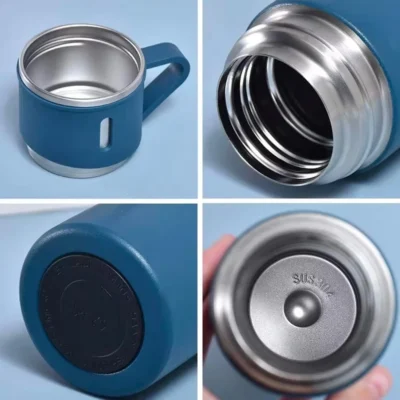 Buy Vacuum Insulated Flask Gift Set - Blue in bulk for Corporate Gifting | Corporate Gyft