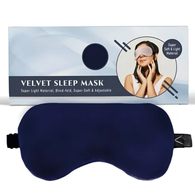 Buy Velvet Sleeping Blue Eye Mask in bulk for Corporate Gifting | Corporate Gyft