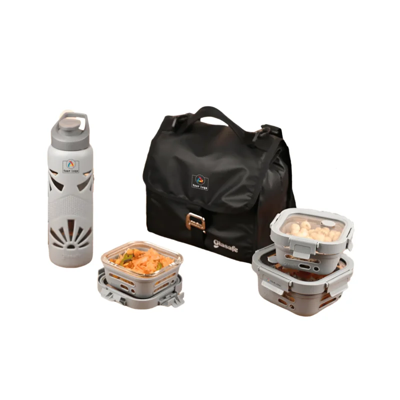Buy Carry and Go Lunch Combo - Slate in bulk for Corporate Gifting | Corporate Gyft