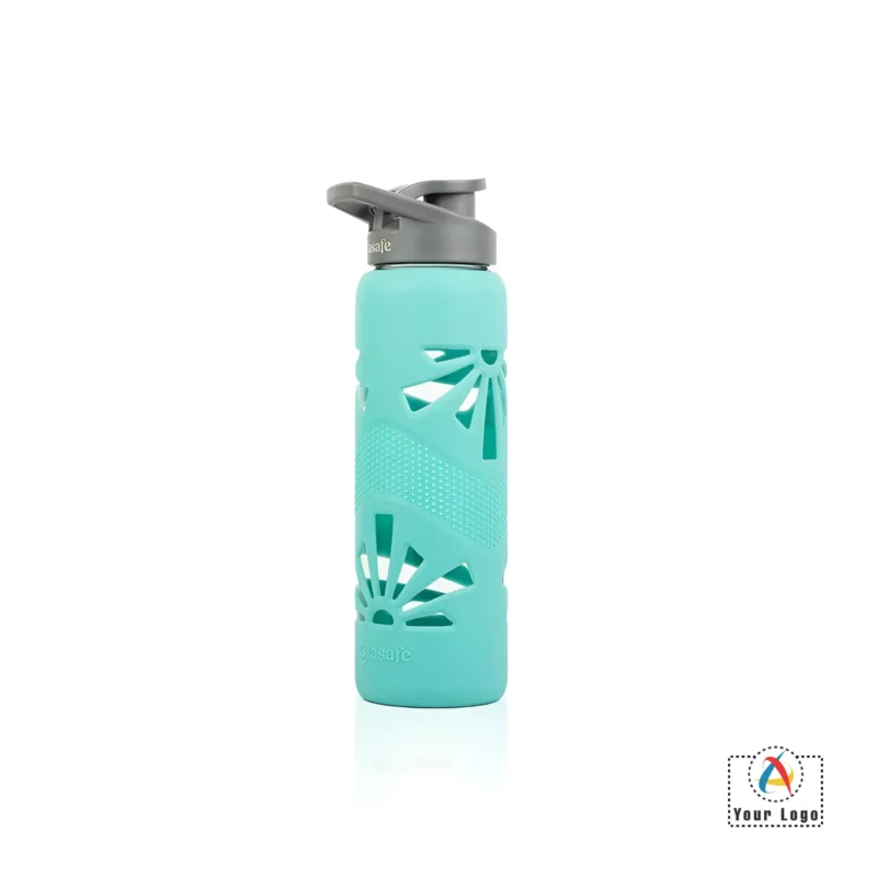 Buy Clear Grip Bottle with Silicone Sleeve - Mist in bulk for Corporate Gifting | Corporate Gyft