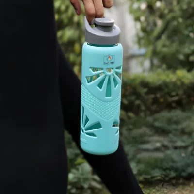 Buy Clear Grip Bottle with Silicone Sleeve - Mist in bulk for Corporate Gifting | Corporate Gyft