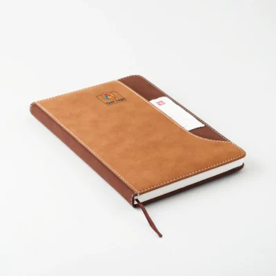 Buy A5 Hardbound Notebook - Brown in bulk for Corporate Gifting | Corporate Gyft