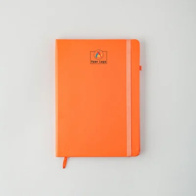 Buy Executive Elite Diary - Orange in bulk for Corporate Gifting | Corporate Gyft
