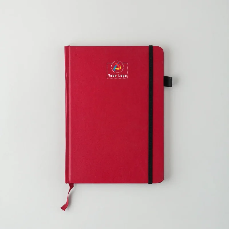 Buy Executive Leatherette Notebook - Red in bulk for Corporate Gifting | Corporate Gyft