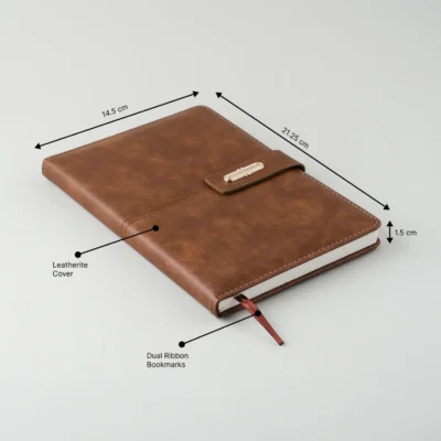 Buy Prestige Executive Journal - Orange in bulk for Corporate Gifting | Corporate Gyft