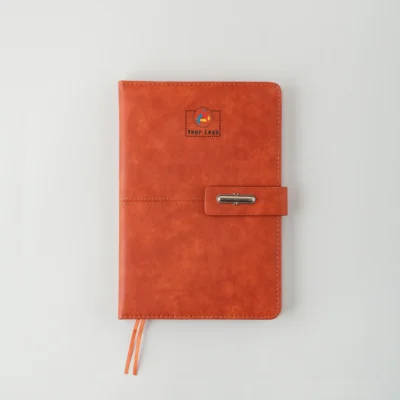 Buy Prestige Executive Journal - Orange in bulk for Corporate Gifting | Corporate Gyft