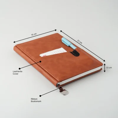 Buy PowerDesk Journal - Grey in bulk for Corporate Gifting | Corporate Gyft