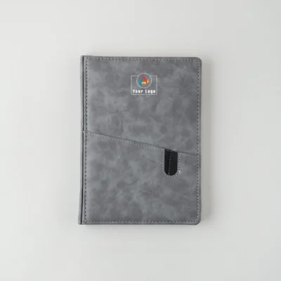 Buy PowerDesk Journal - Grey in bulk for Corporate Gifting | Corporate Gyft