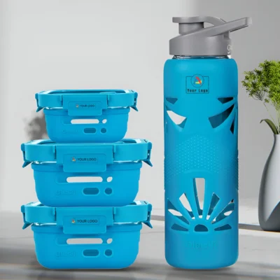 Buy Trio Meal Grip Combo - Teal in bulk for Corporate Gifting | Corporate Gyft