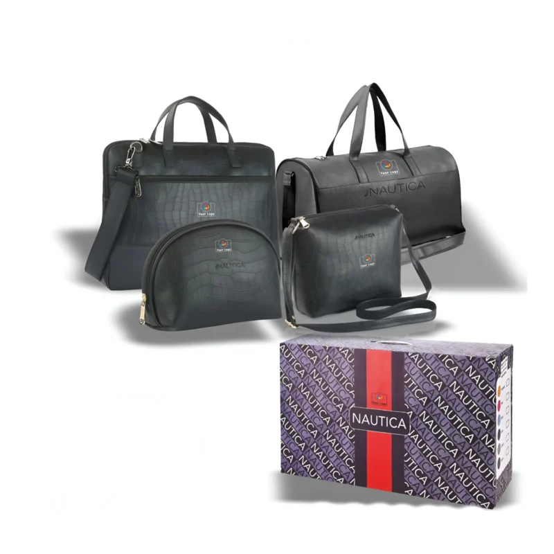 Buy Nautica 4-in-1 Travel Set - Black in bulk for Corporate Gifting | Corporate Gyft