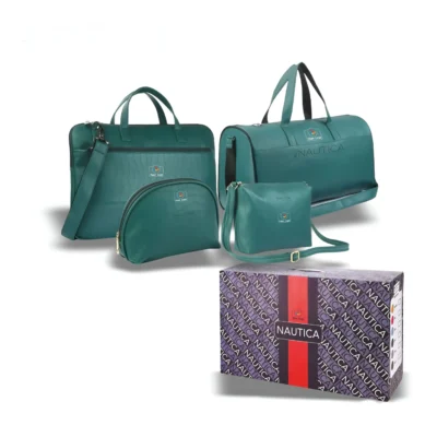 Buy Nautica 4-in-1 Travel Set - Green in bulk for Corporate Gifting | Corporate Gyft